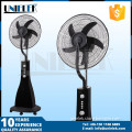 powerful 12 voltage rechargeable solar cell solar dc system mist cooling fan